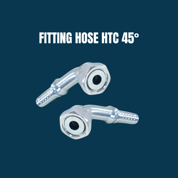 FITTING HOSE 04-04 HTC 45°